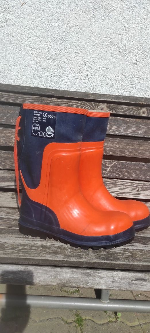 Buty pilarza drwala gumowe antyprzecięciowe Sierra III r.46