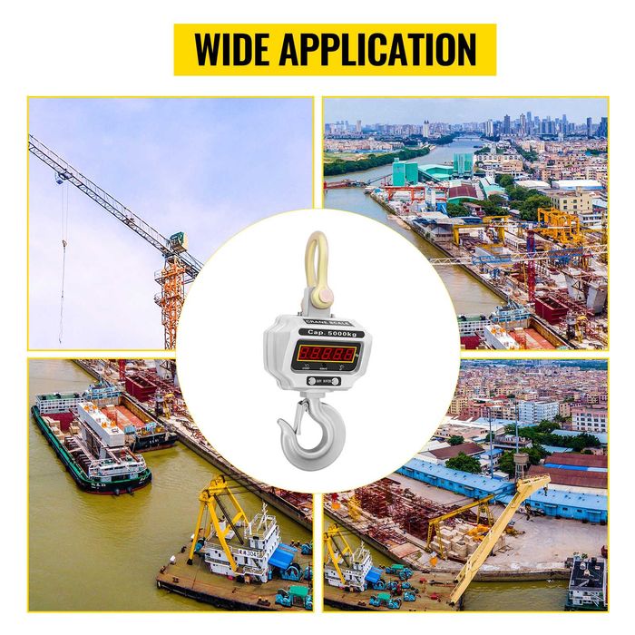 Balança de Gancho / Gindaste Industrial 1000Kg ( 1T / 3T / 5T )