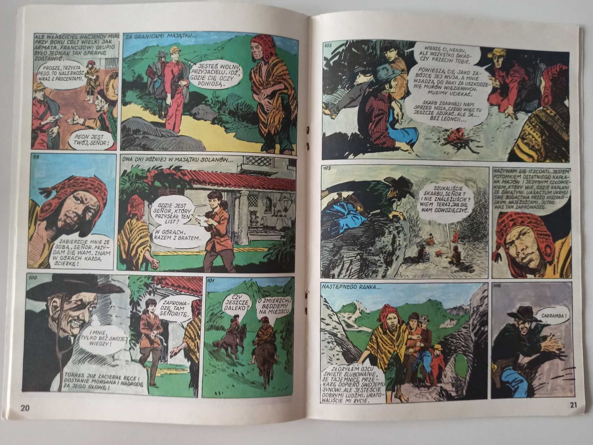 Skarb Majów - komiks I wydanie 1989