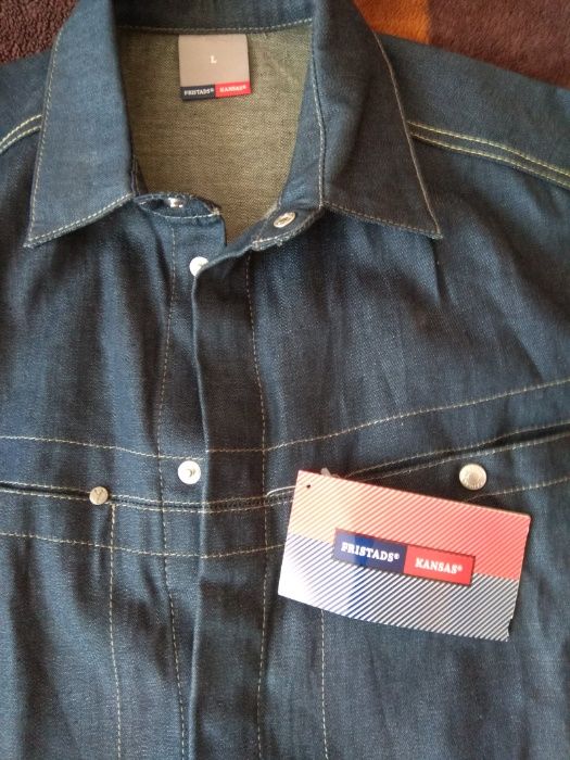 Koszula Jeans męska Fristads Kansas roz L nowa z metkami