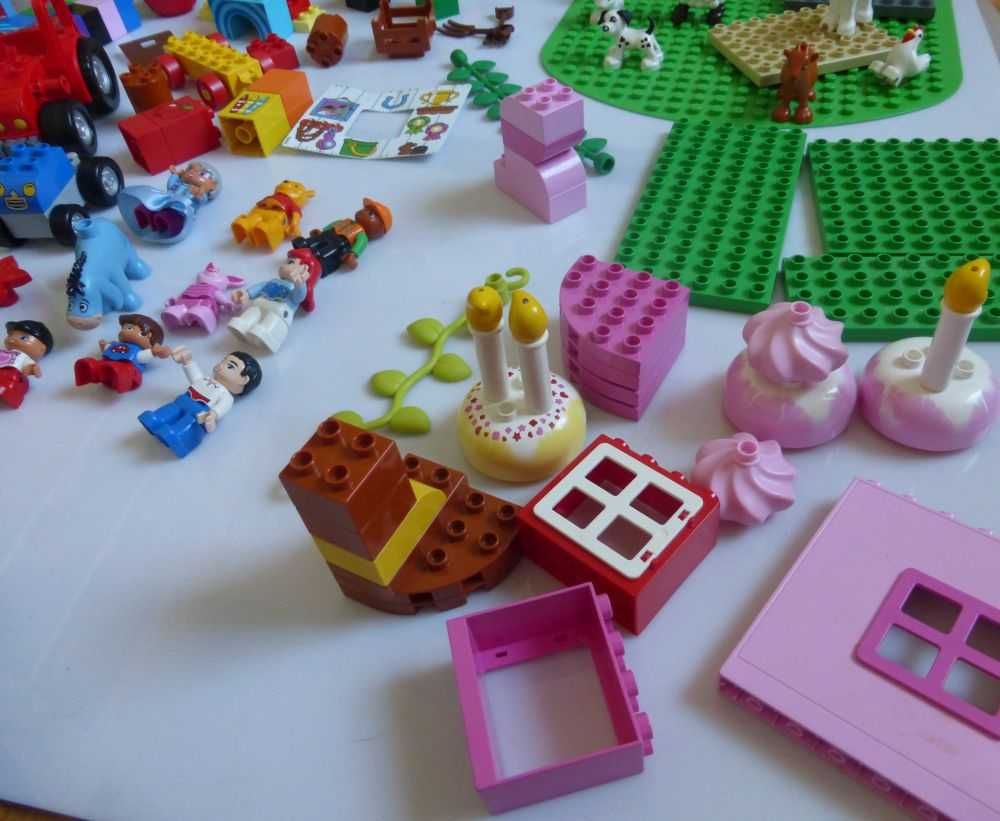 KLOCKI LEGO DUPLO farma zwierzątka płytka zestaw mix miks
