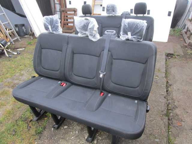 Trafic Vivaro Talento NV300 kanapa fotel 2014 do 2025 oryginał komplet