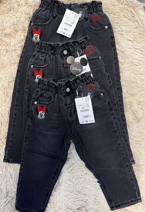 Джинси на флісі Міккі, 18-24 Zara, зара