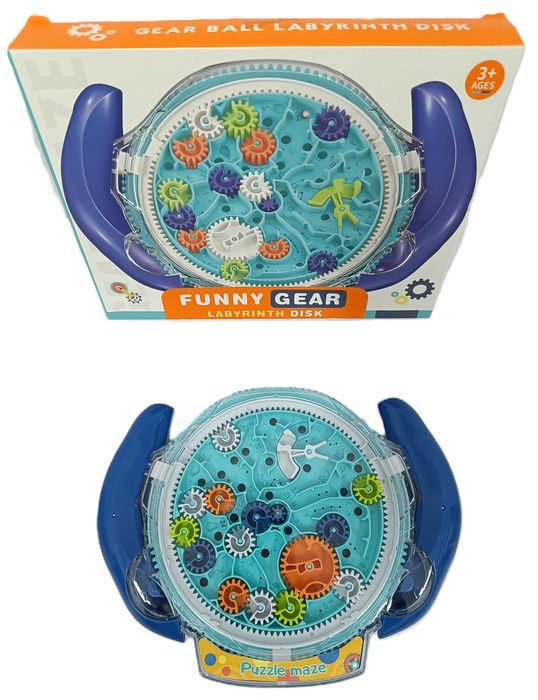 3D Maze Dysk Labirynt z zębatkami Gra logiczna Łamigłówka