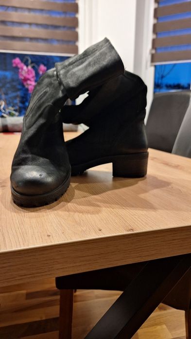 Kozaki ze skóry lasocki