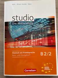 Niemiecki Studio d B2/2 Cornelsen nowe + płyty CD i rozwiązania zadań