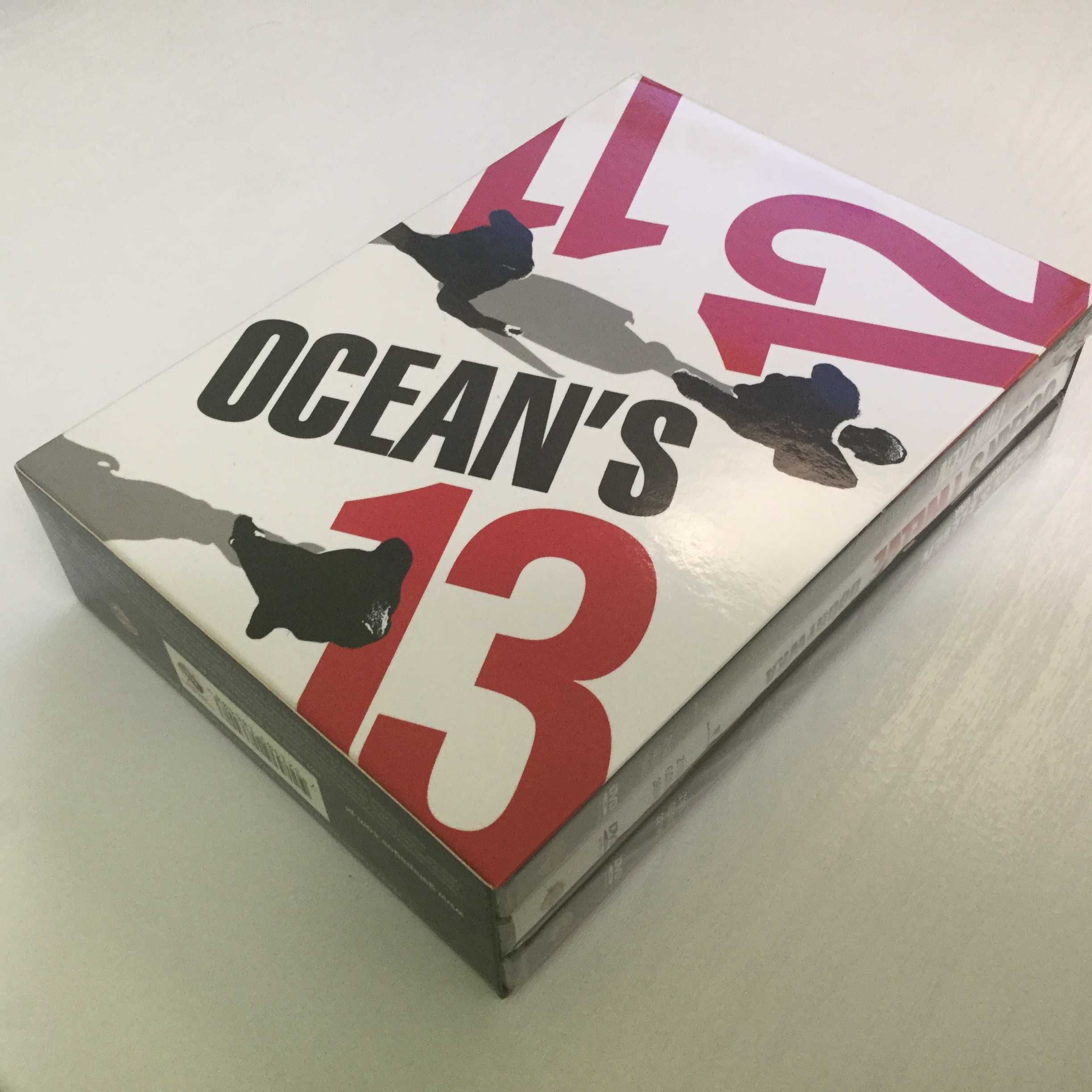 Ocean's 11, 12, 13 BOX 3 DVD lektor i napisy PL - płyty w folii