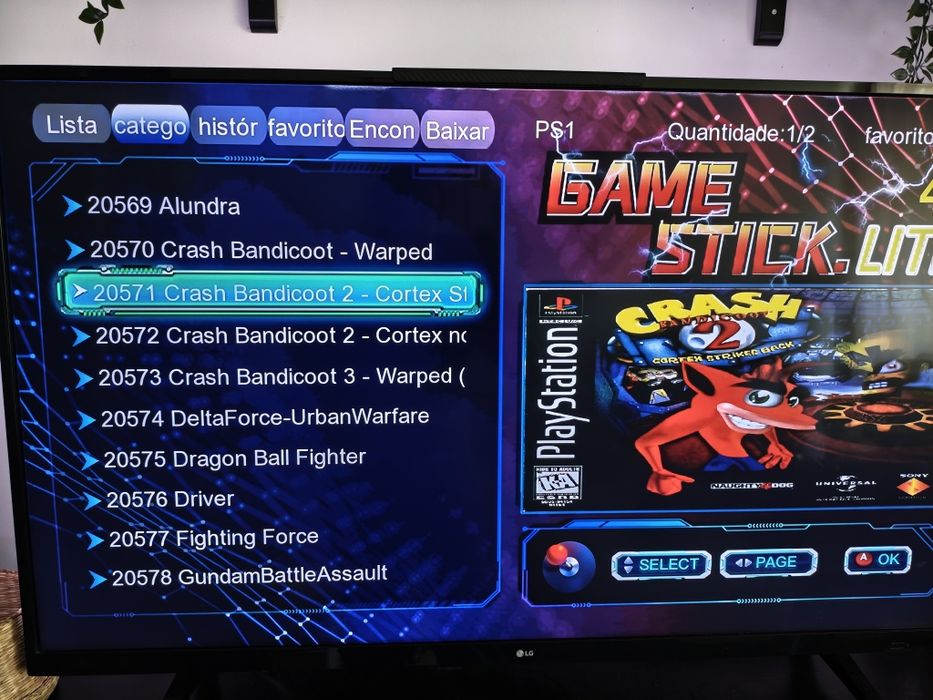 GameStick Lite 20000 Jogos (Novo)