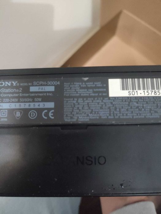 PS2 e comando original para peças