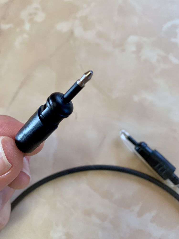 Cabo óptico Toslink de jack 3.5