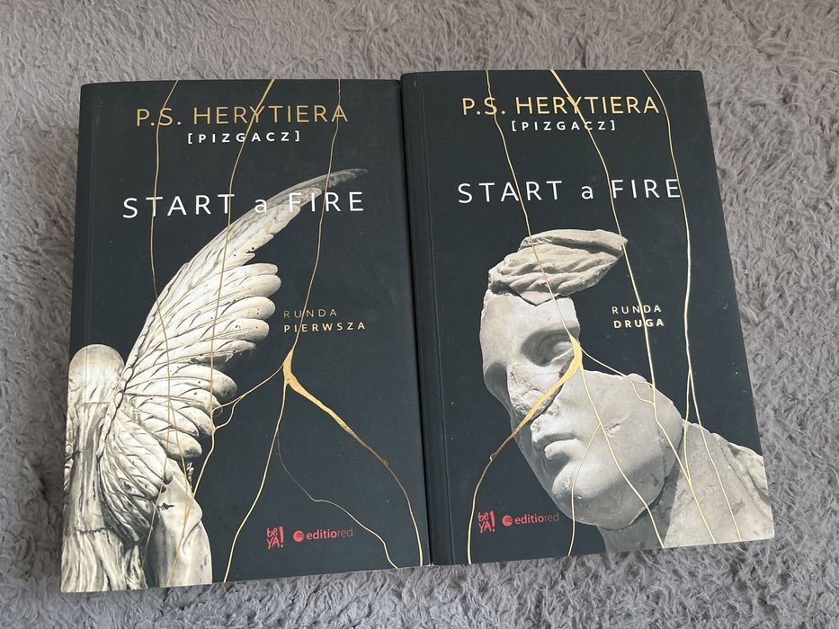 Start a fire. Runda pierwsza i druga. Cena za obie ksiazki