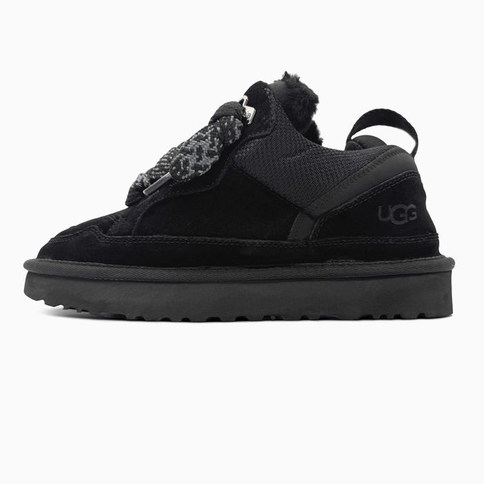 Уггі 36-45 UGG Lowmel Sneaker Black Suede premium угги