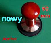 TAMPER 50 mm ubijak do kawy mahoń espresso Acaffee jesion stal