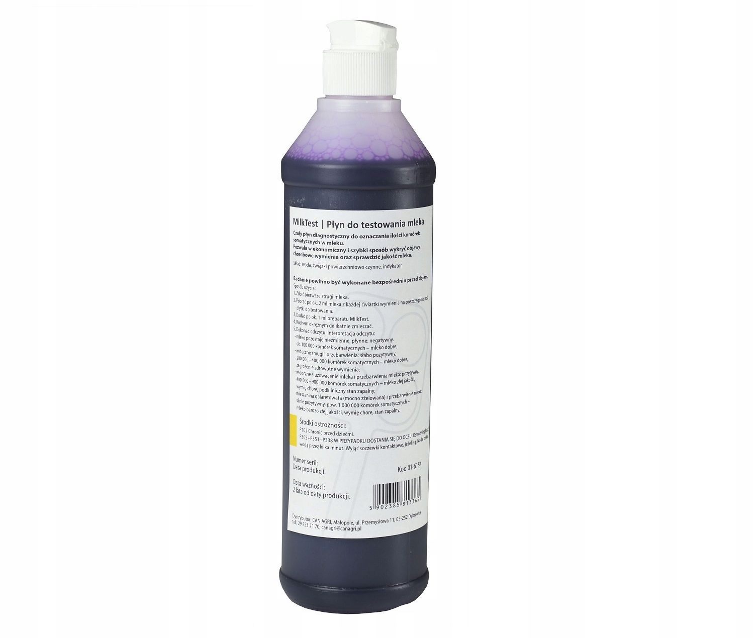 Płyn Do Testowania Mleka Milktest 500 Ml Mastitis
