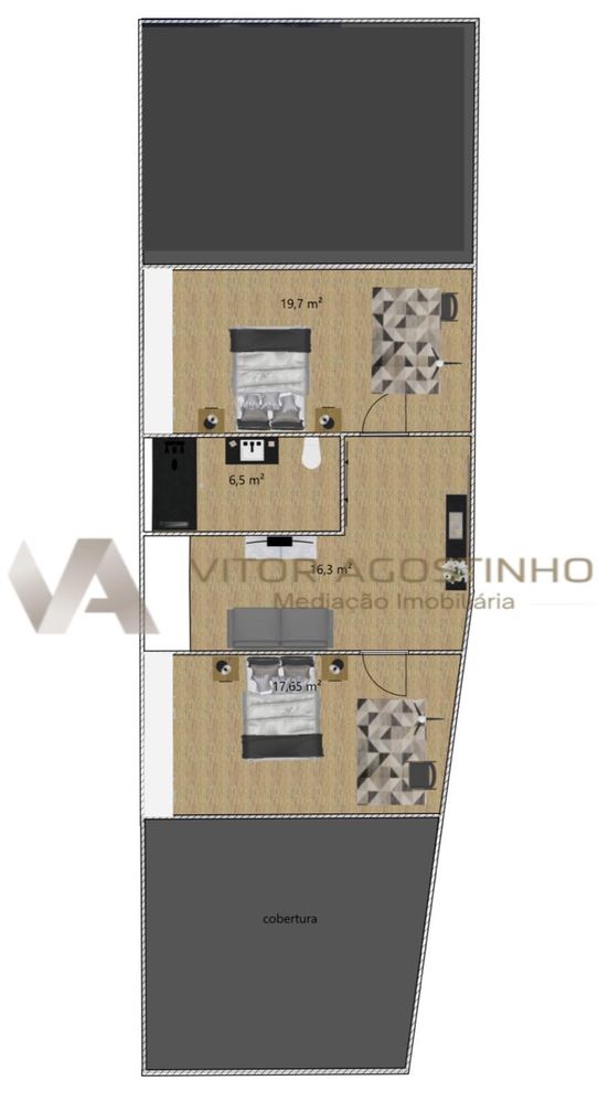 Espaço Comercial com Potencial para T3 + Quintal