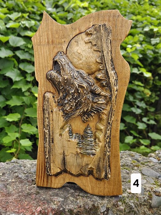 Bieszczadzki Wilk - płaskorzeźba