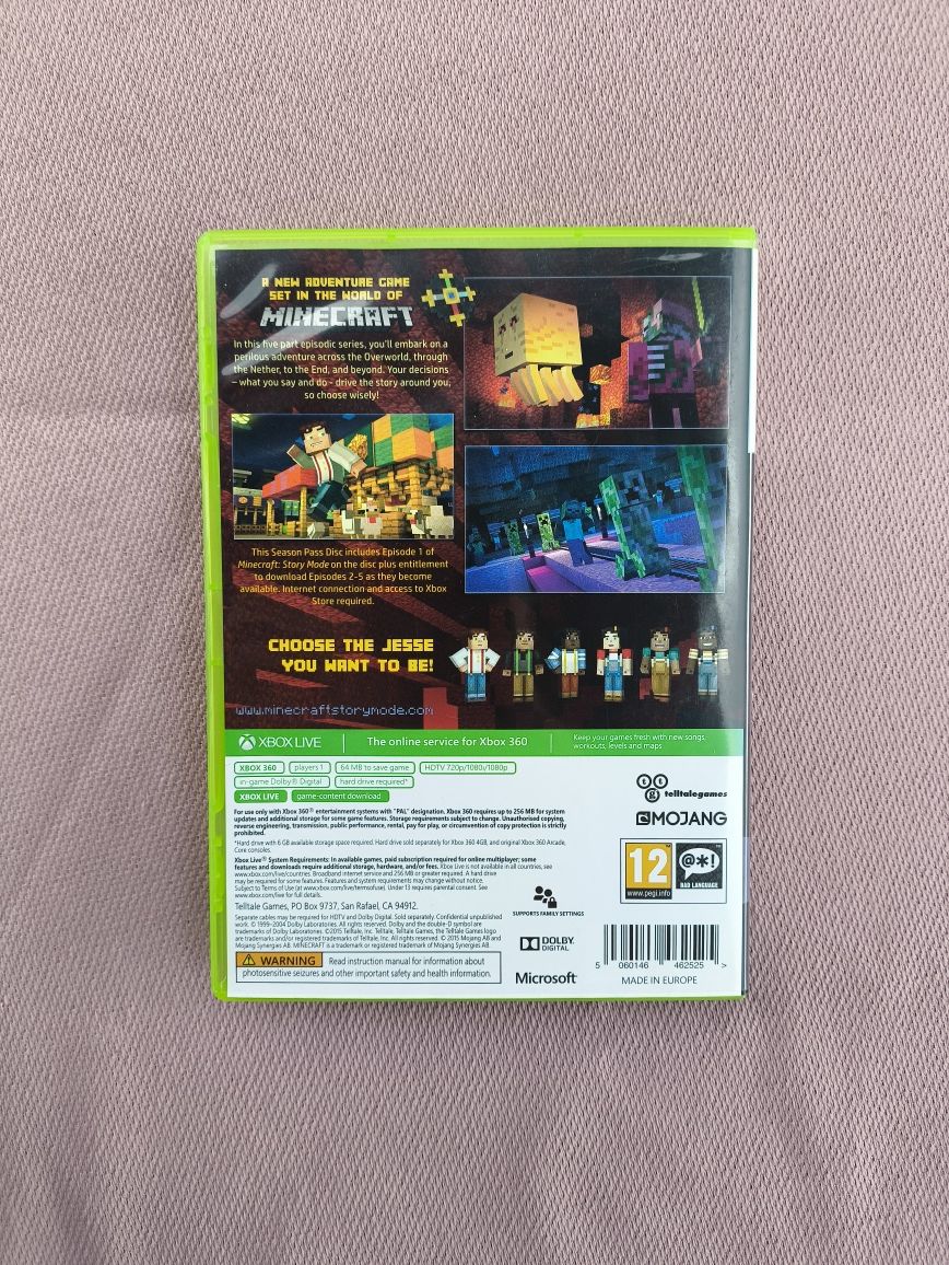 Minecraft story mode Xbox 360