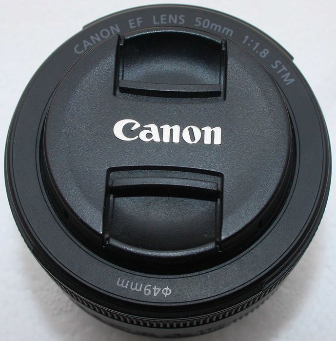 Canon EF 50mm f/1.8 STM. Pudełko.
