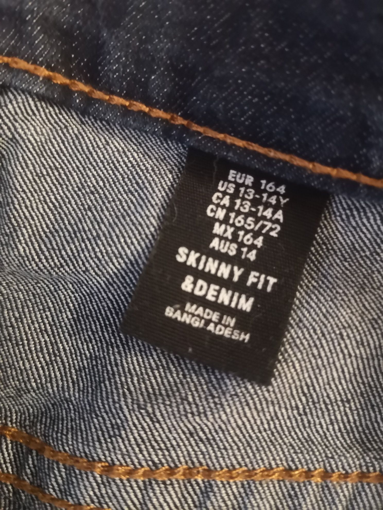 Spodnie jeansowe chłopięce H&M roz 164