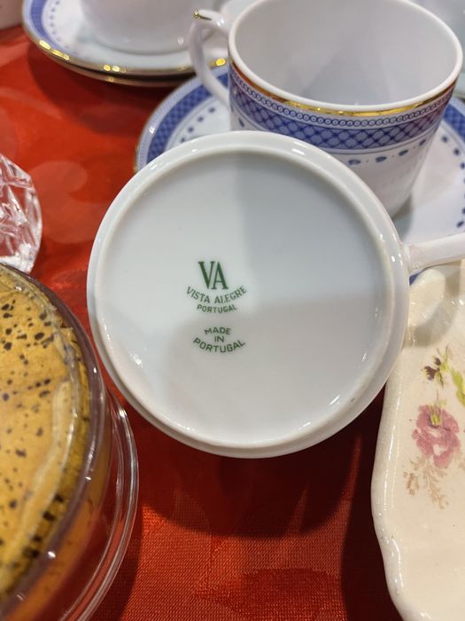 Conjunto completo de cha cozinha velha