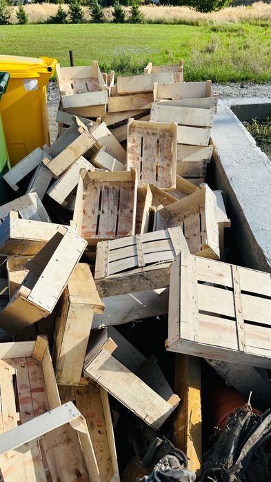 Do oddania skrzynki drewniane