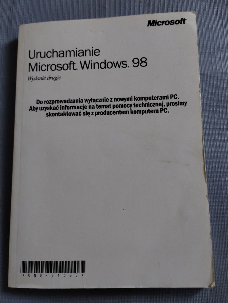 Oryginalny Windows 98 dla kolekcjonera