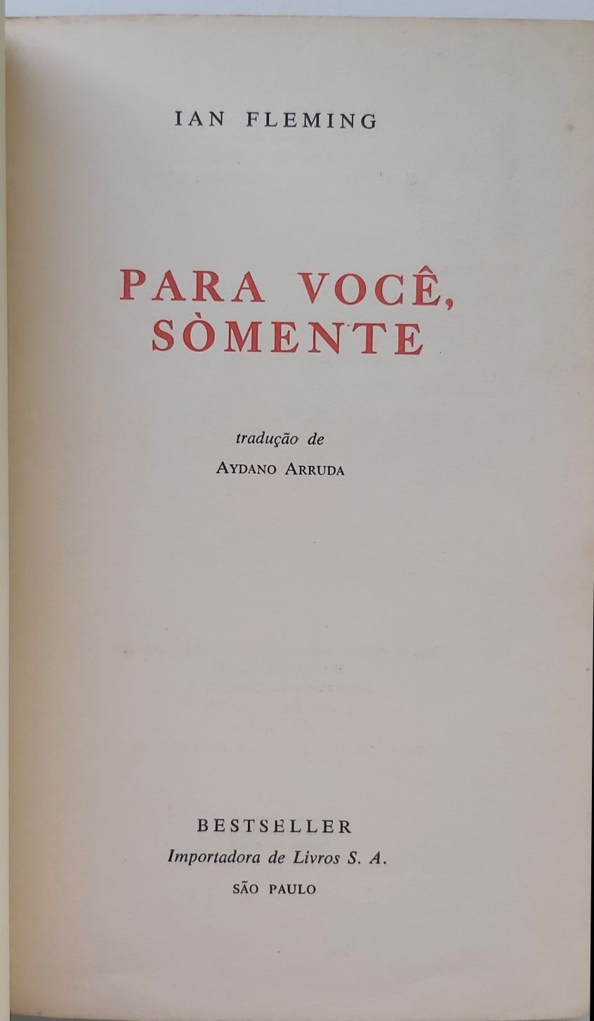 007, Para Você Somente - Ian Fleming