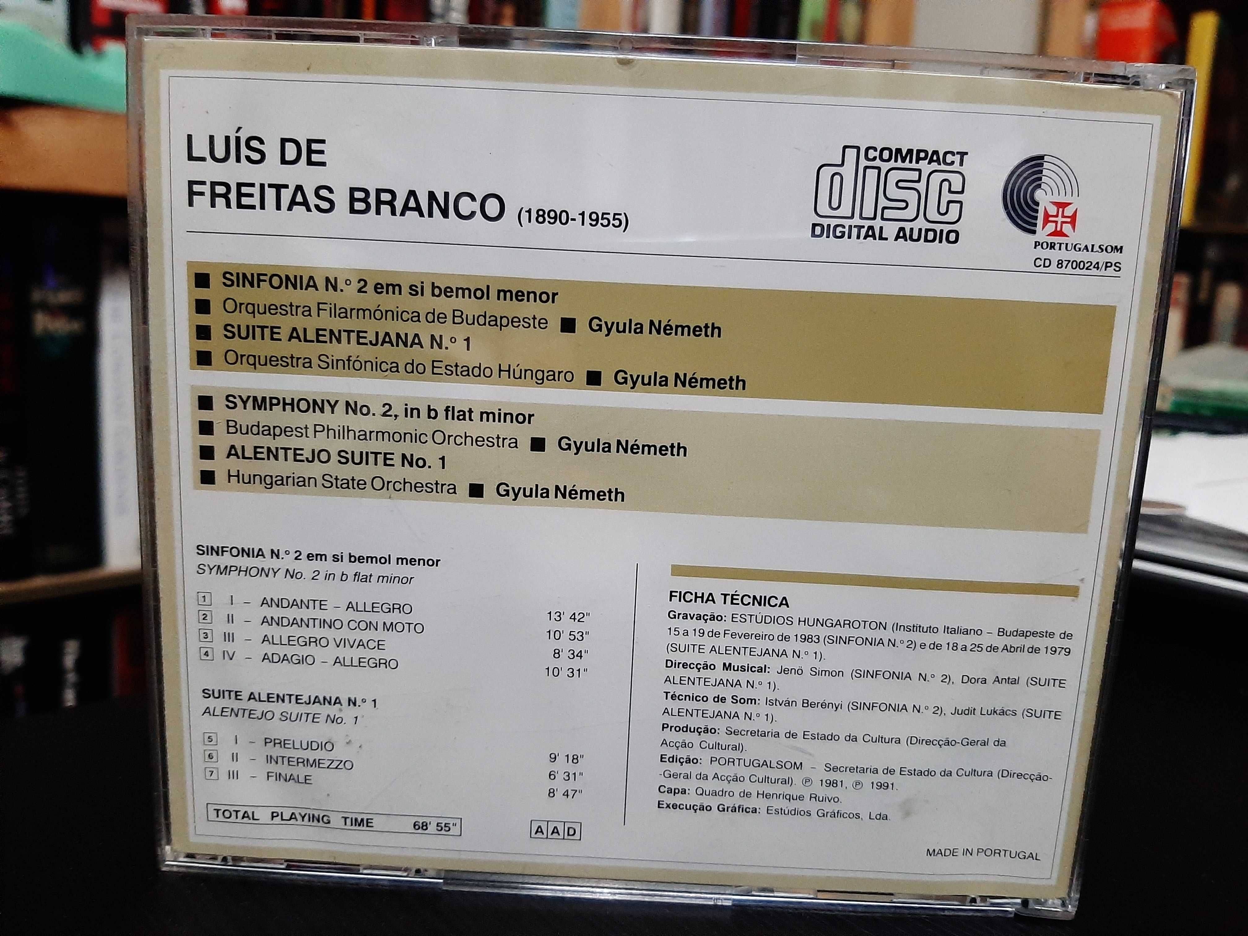Luís de Freitas Branco – Symphony No. 2 • Alentejo Suite No.1 – Németh