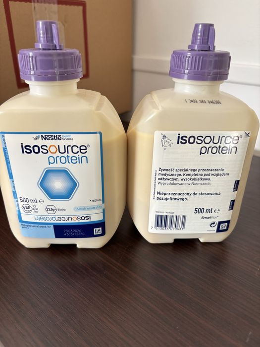 Dietetyczny środek spożywczy. Isosource Protein, płyn, 500 ml. 10sztuk
