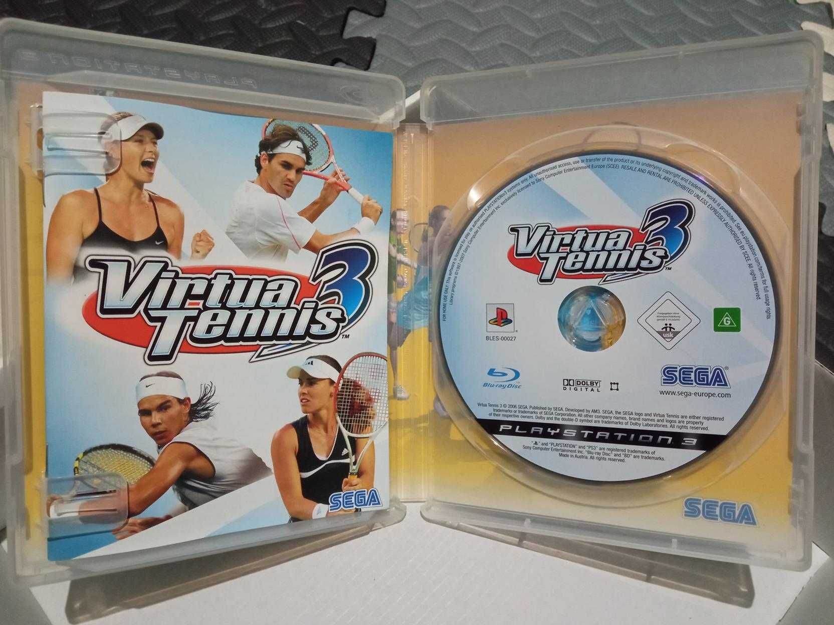 Gra VIRTUA TENNIS 3 do move na PS3 virtual