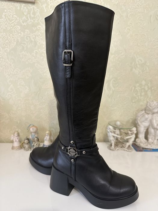 Черевики чоботи шкіряні