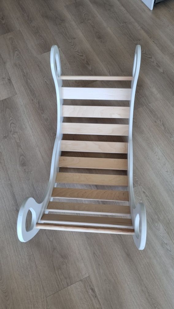 Bujak drewniany Montessori i poducha Babywood