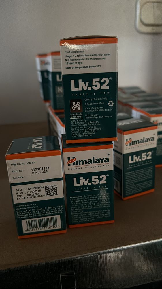 Himalaya Liv 52 na watrobe suplement 2 sztuki