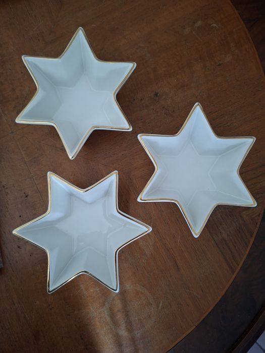 Taças loiça em forma de estrela