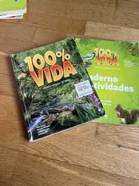 Livro escolar 100 % vida