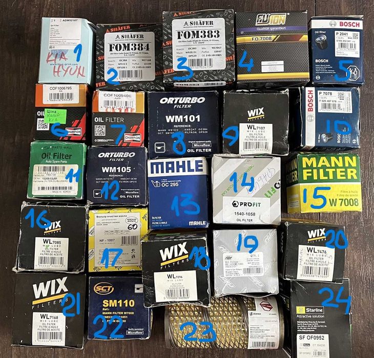 фильтр масляный  2101