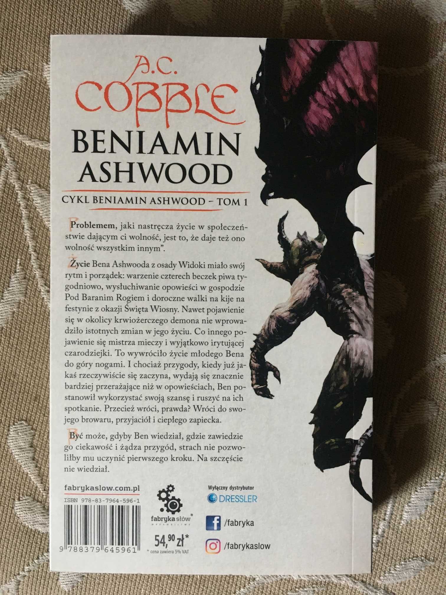 A.C. Cobble - Beniamin Ashwood - tom 1 (NOWE)