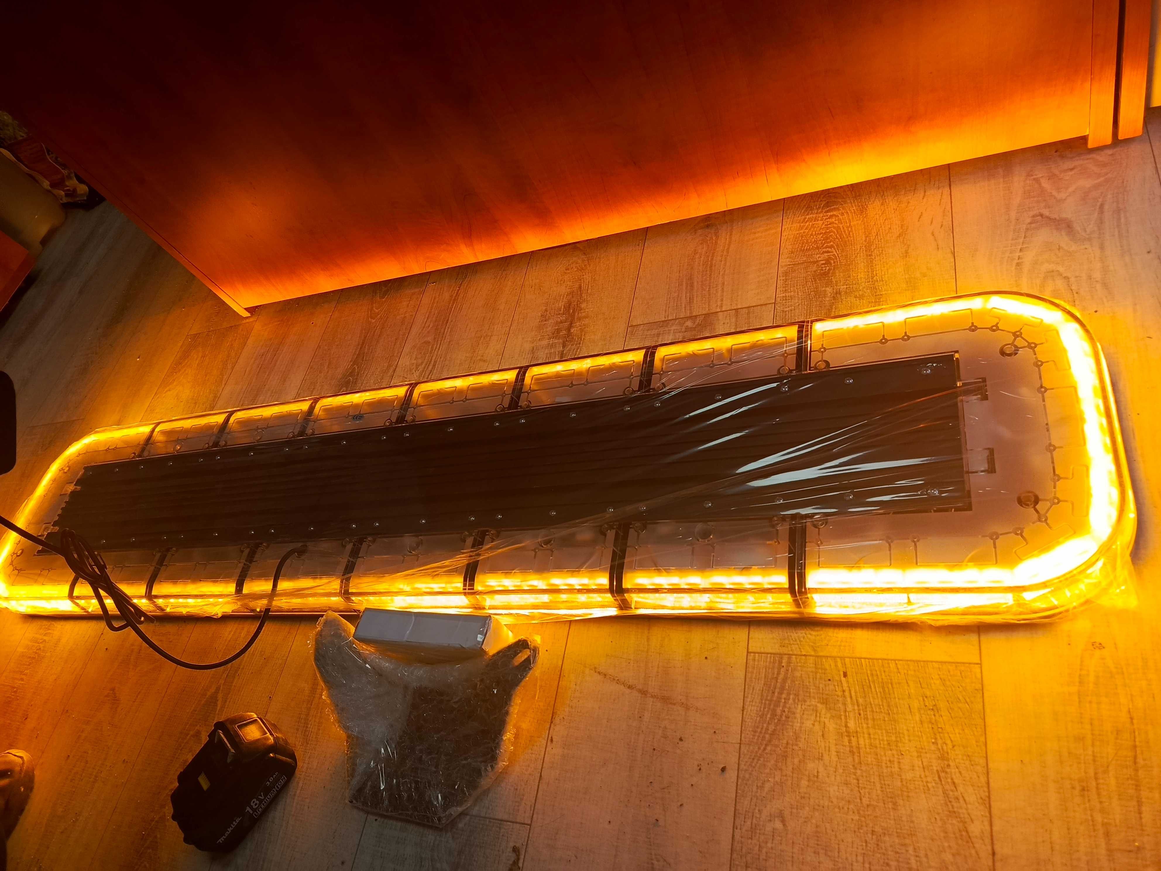 lampa ostrzegawcza kogut listwa belka świetlna sygnalizacja led 1211mm