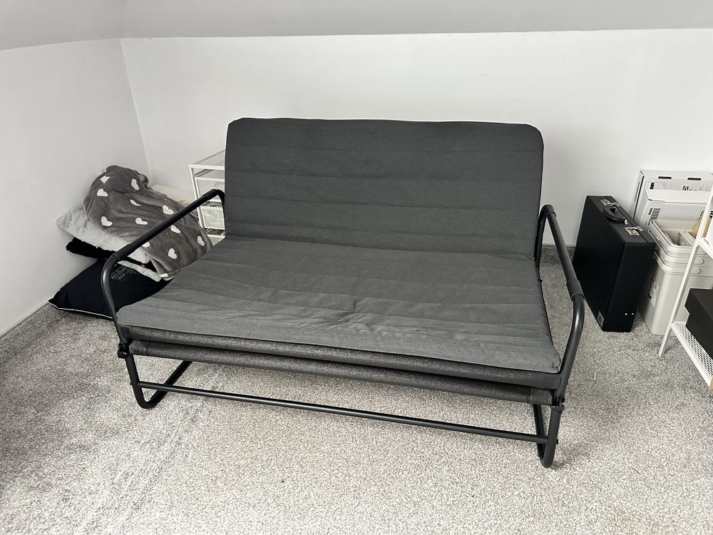 Lozko IKEA rozkladane metalowe