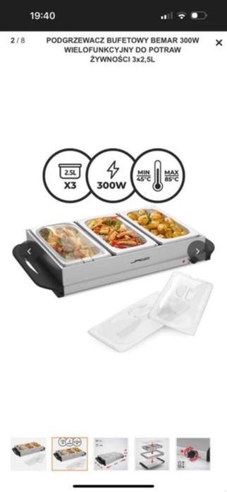 Podgrzewacz bufetowy