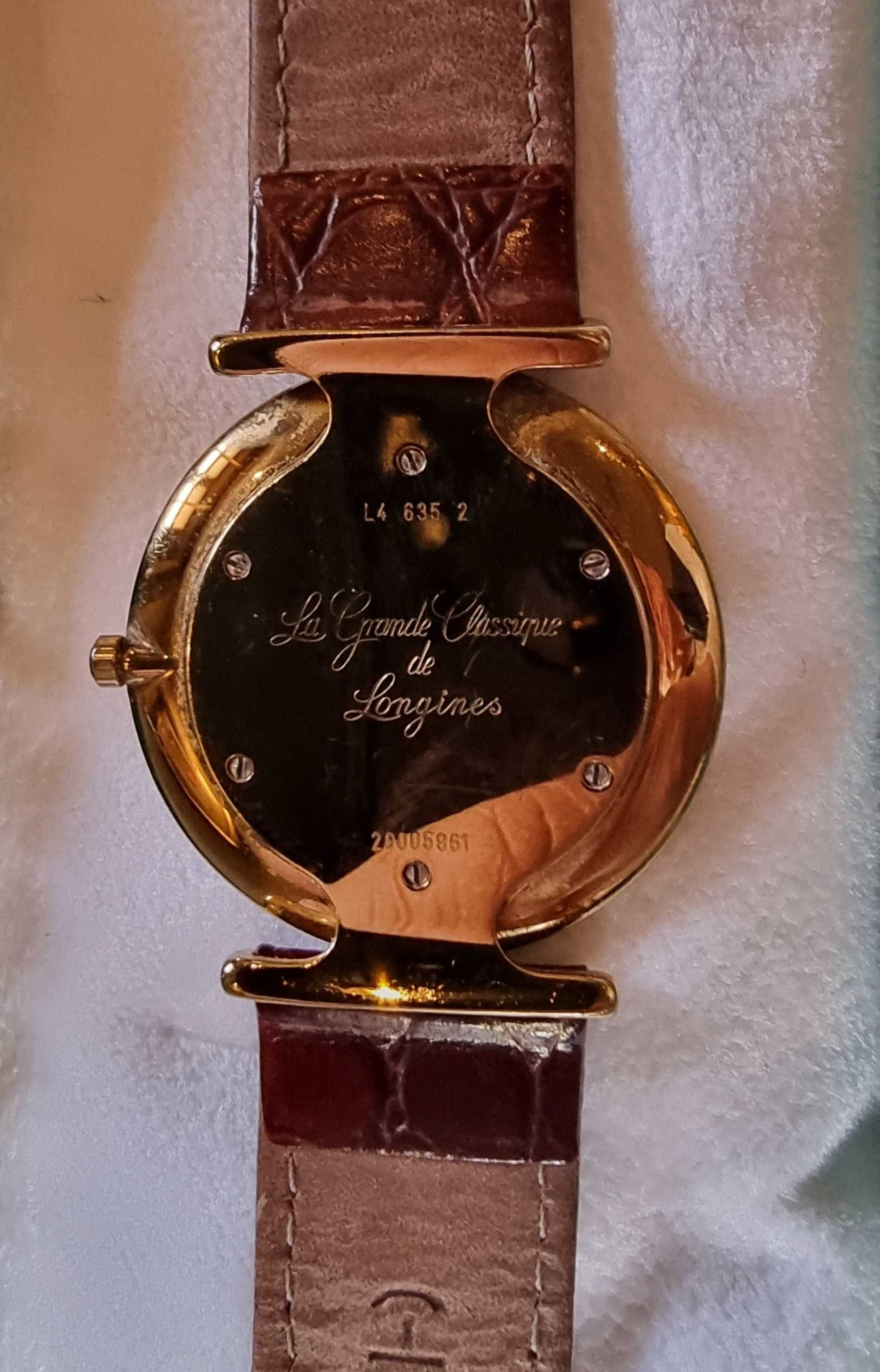Longines męski zegarek klasyka! Złoty