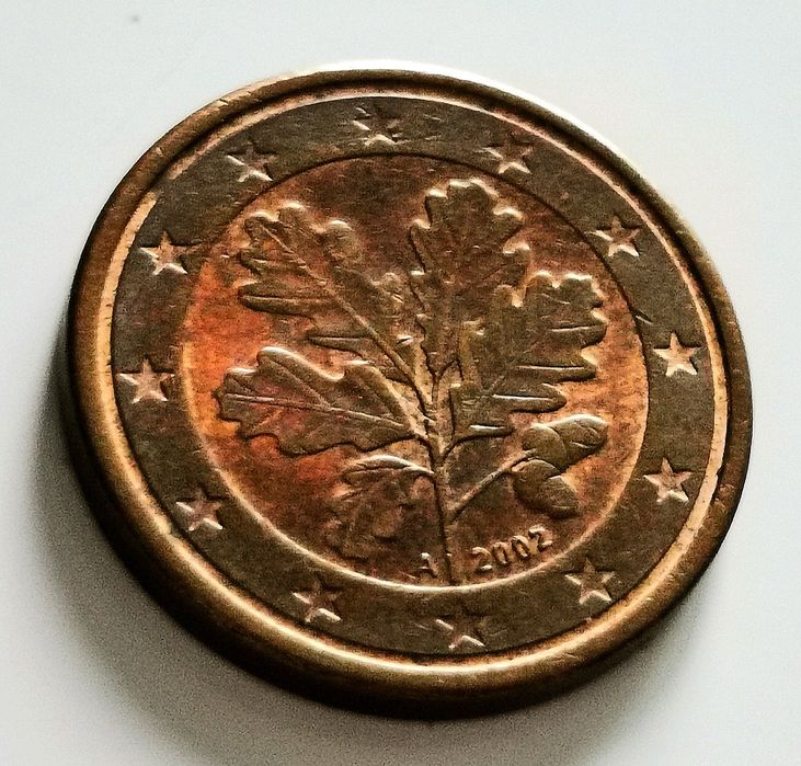 Moedas raras 1 e 2 cêntimos