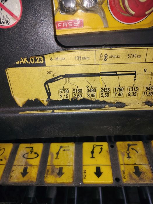 Кран маніпулятор  FASSi 155