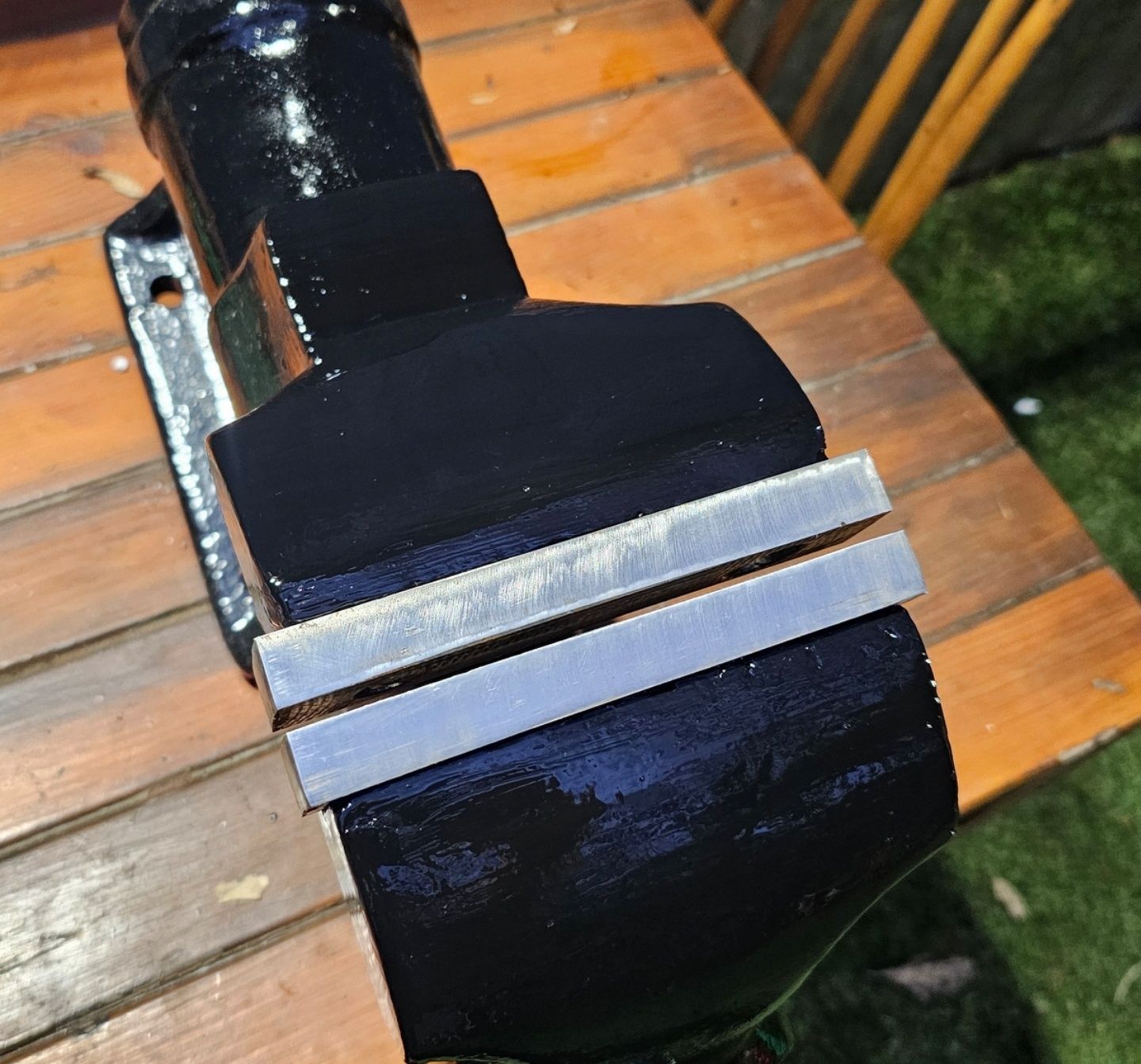 Imadło stare Po Renowacji żeliwne ciężkie 30kg szczęki 140mm