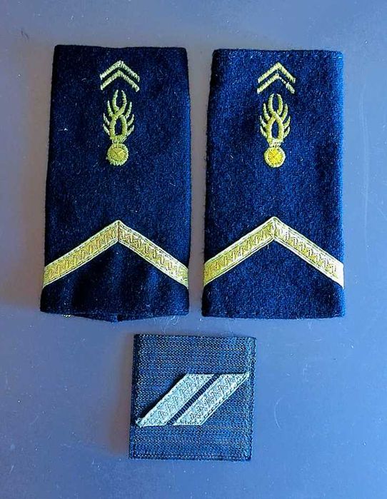 Divisas de ombro Gendarme Polícia Francesa coleção