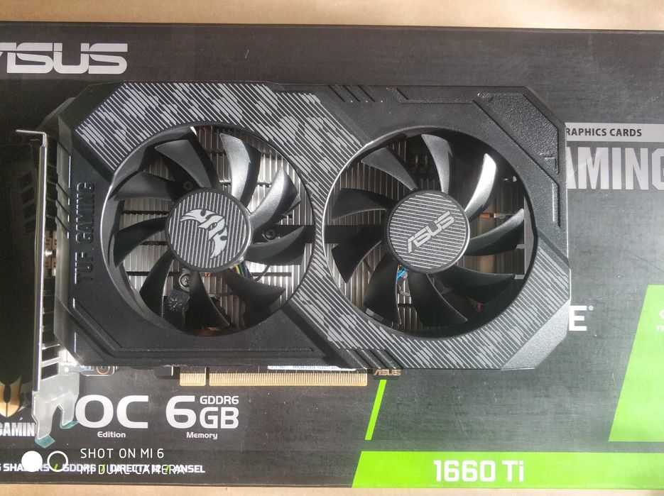 Вiдеокарта Asus TUF GTX1660TI Evo Gaming