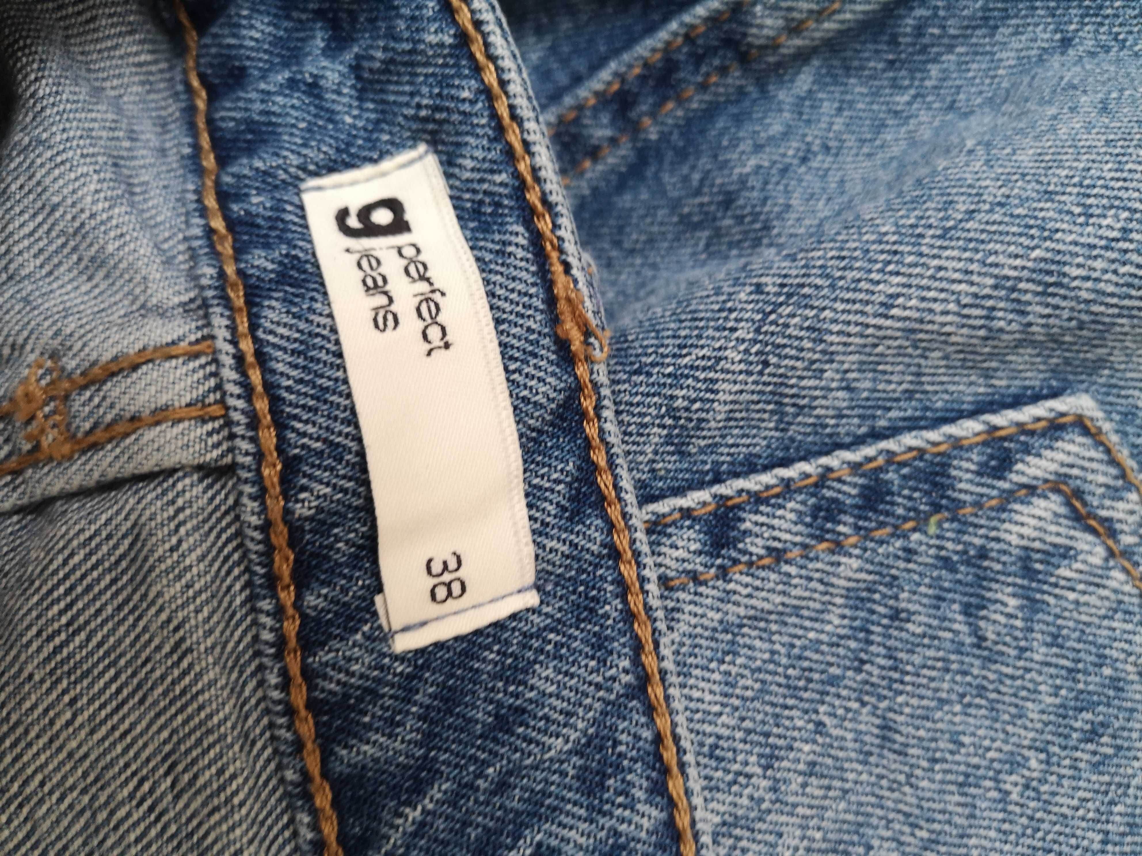 Dżinsowa spódnica mini Perfect Jeans rozmiar 38