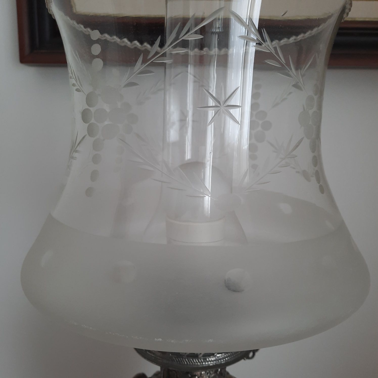 Candeeiro eléctrico estilo antiquário