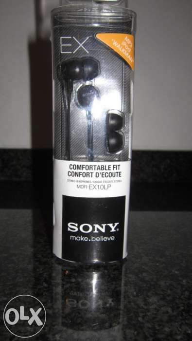 NOVO!!! - Sony Auricular MDREX-10LP Preto