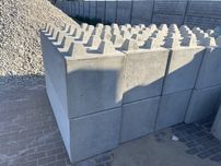 Klocki lego betonowe, mur oporowy, bloki betonowe